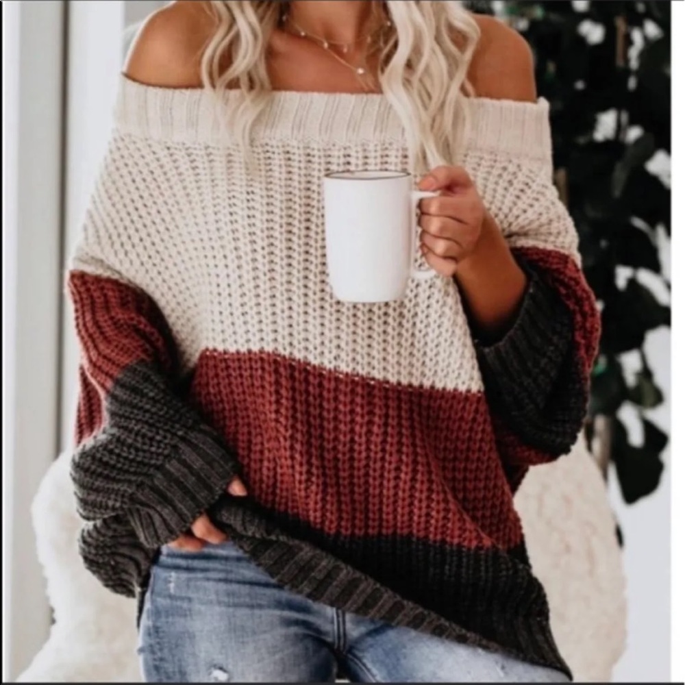 Vici off shoulder sweater
